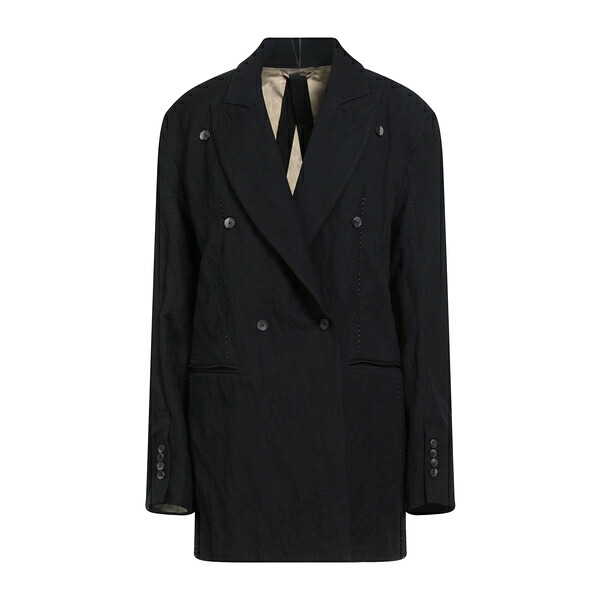 【送料無料】 マスナダ レディース ジャケット＆ブルゾン アウター Blazers Black｜asty