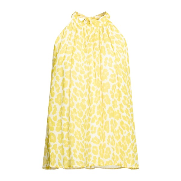 【貨物輸送無料】 フィジコ レディース ティーシャツ トップス Tops Yellow