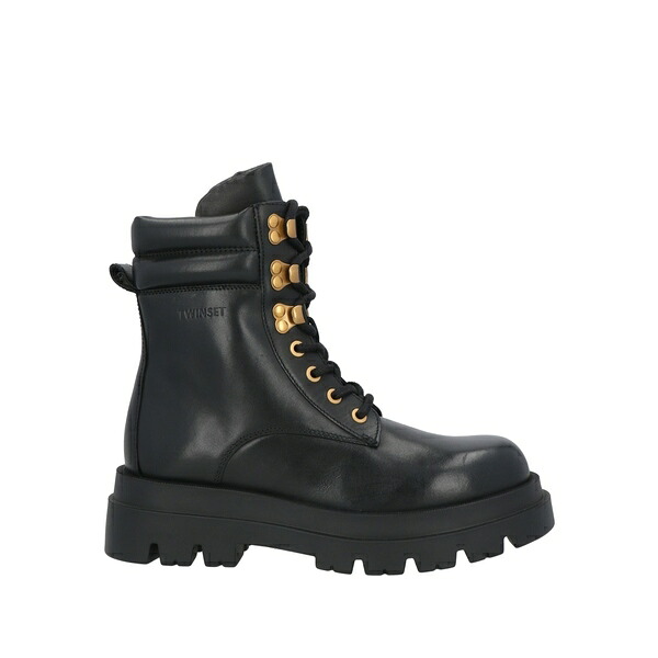 【送料無料】 ツインセット レディース ブーツ シューズ Ankle boots Black｜asty