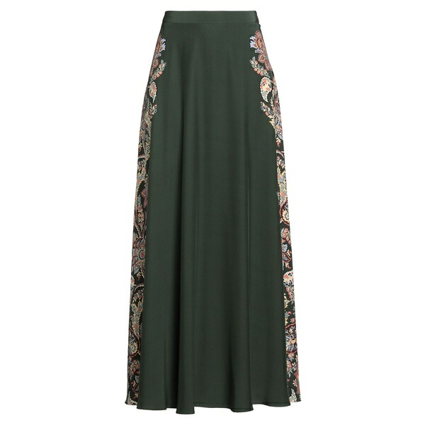 【貨物輸送無料】 エトロ レディース スコート ボトムス Maxi skirts Green