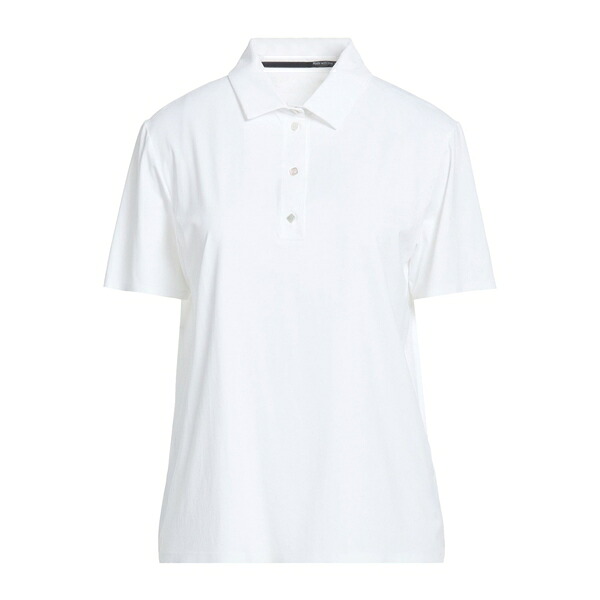 【貨物輸送無料】 アールアールディ レディース ティーシャツ トップス Polo shirts White