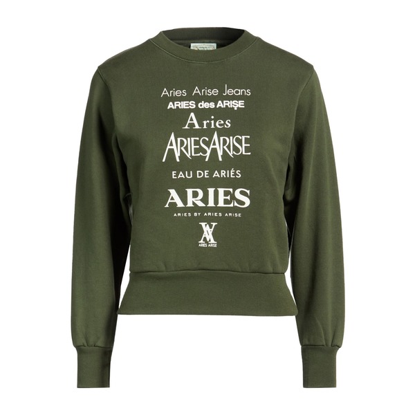 【貨物輸送無料】 アリーズ レディース パーカー・スウェットシャツ アウター Sweatshirts Green