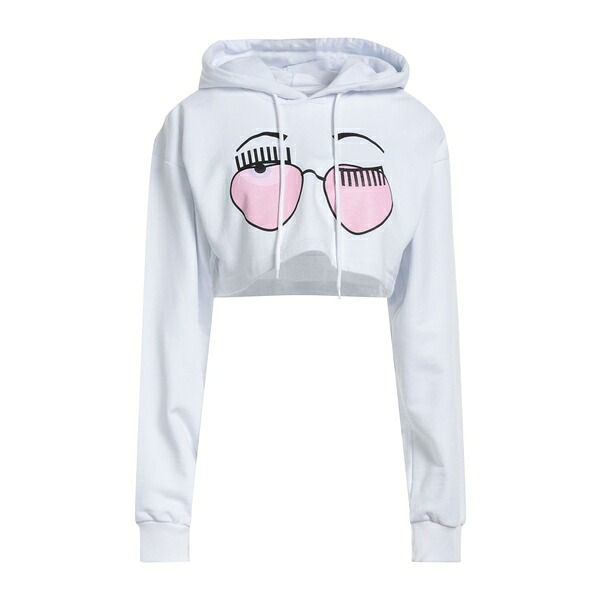 【貨物輸送無料】 シアラフェラーニ レディース パーカー・スウェットシャツ アウター Sweatshirts White