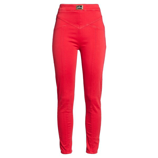【送料無料】 エリザベスフランキ レディース デニムパンツ ボトムス Jeans Red|asty