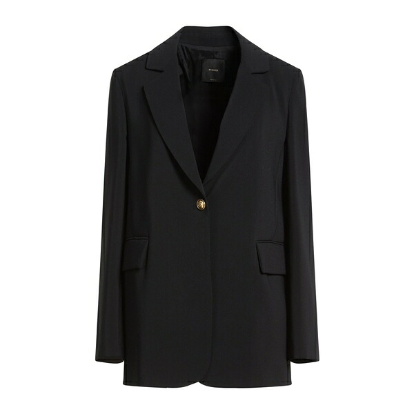 【送料無料】 ピンコ レディース ジャケット&ブルゾン アウター Blazers Black|asty