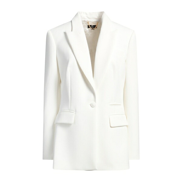 【貨物輸送無料】 エリザベスフランキ レディース 上衣＆上衣 アウター Blazers White レディースファッション-コート・ジャケット