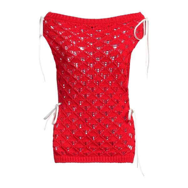 【貨物輸送無料】 エムエスジイエム レディース プルオーバー トップス Tops Red