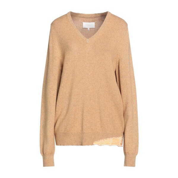 【貨物輸送無料】 マルタンマルジェラ レディース 編み物\u0026プルオーバー アウター Sweaters Beige