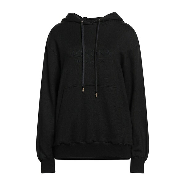 【貨物輸送無料】 アグノラ レディース パーカー・スウェットシャツ アウター Sweatshirts Black