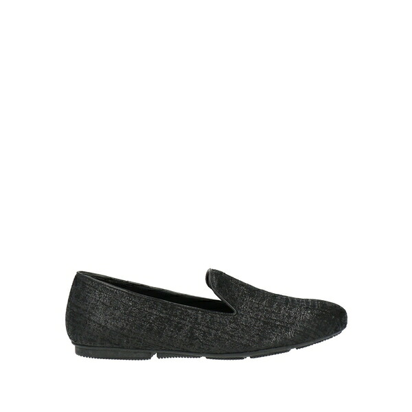【貨物輸送無料】 ホー火器 レディース スリッポン・ローファー シューズ Loafers Black
