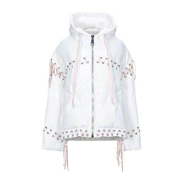 【送料無料】 クリスジョイ レディース ジャケット&ブルゾン アウター Puffers White|asty