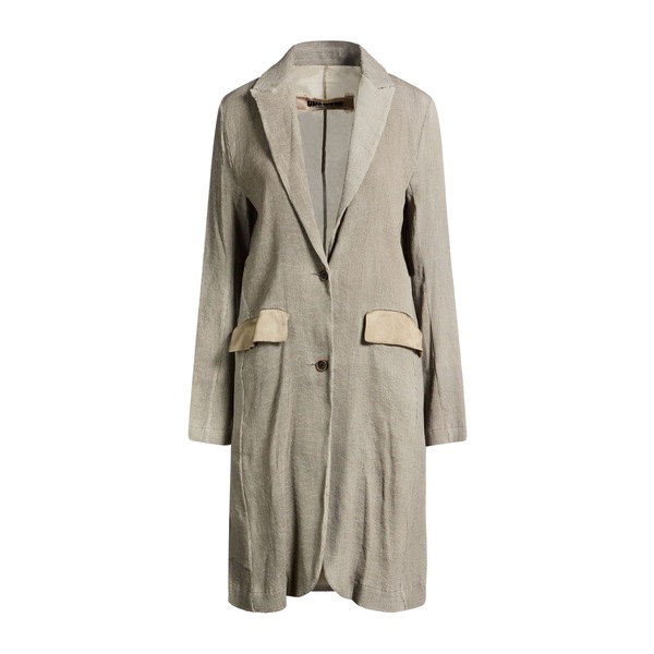 【貨物輸送無料】 ユマ・一 レディース 上衣＆上衣 アウター Overcoats \u0026 Trench Coats Grey