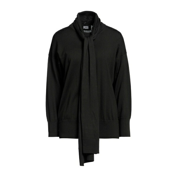 【送料無料】 アルファス テューディオ レディース ニット&セーター アウター Sweaters Green｜asty