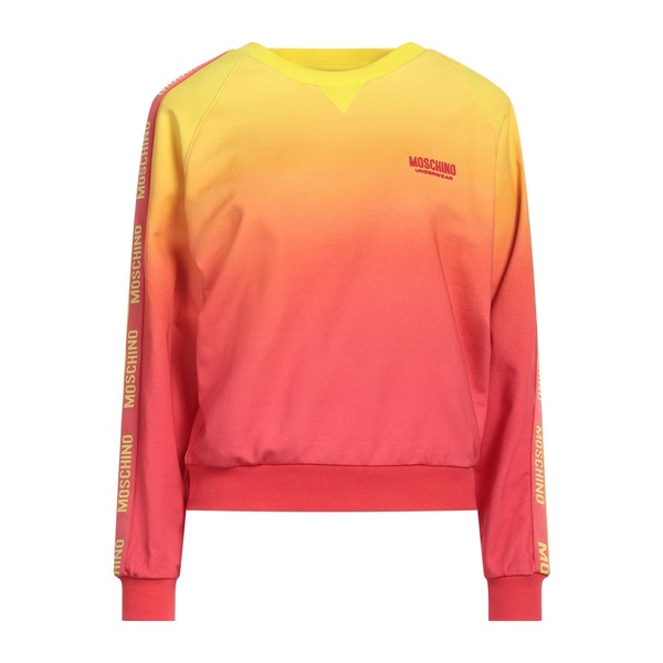 【貨物輸送無料】 モスキーノ レディース パーカー・スウェットシャツ アウター Sweatshirts Orange