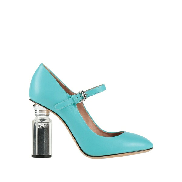 【貨物輸送無料】 モスキーノ レディース パンプス シューズ Pumps Azure