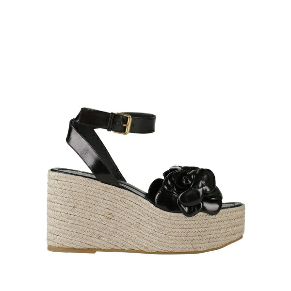【送料無料】 ヴァレンティノ ガラヴァーニ レディース サンダル シューズ Espadrilles Black|asty