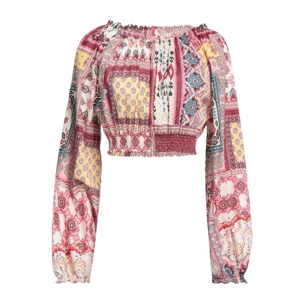 【貨物輸送無料】 アンジュナ  レディース ティーシャツ トップス Tops Pink