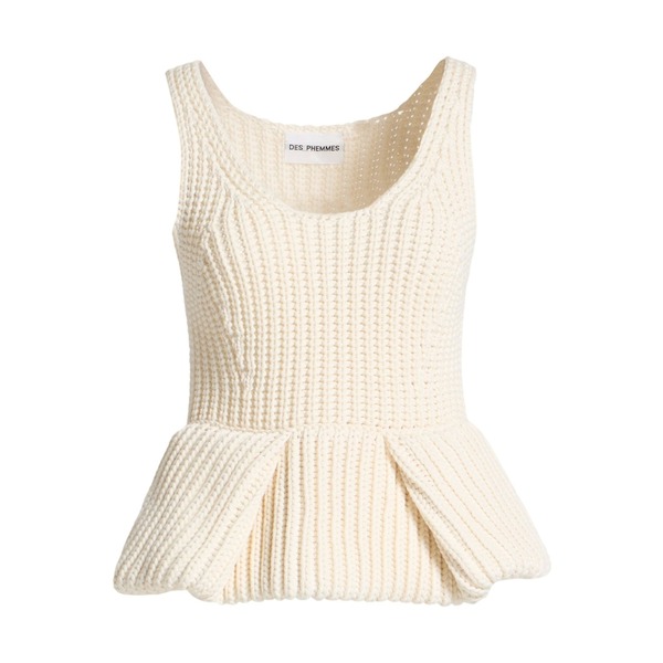 【送料無料】 デス フェム レディース Tシャツ トップス Tops White｜asty