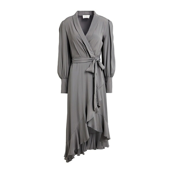 【貨物輸送無料】 メイメイジェイ レディース 衣装 トップス Midi dresses Grey