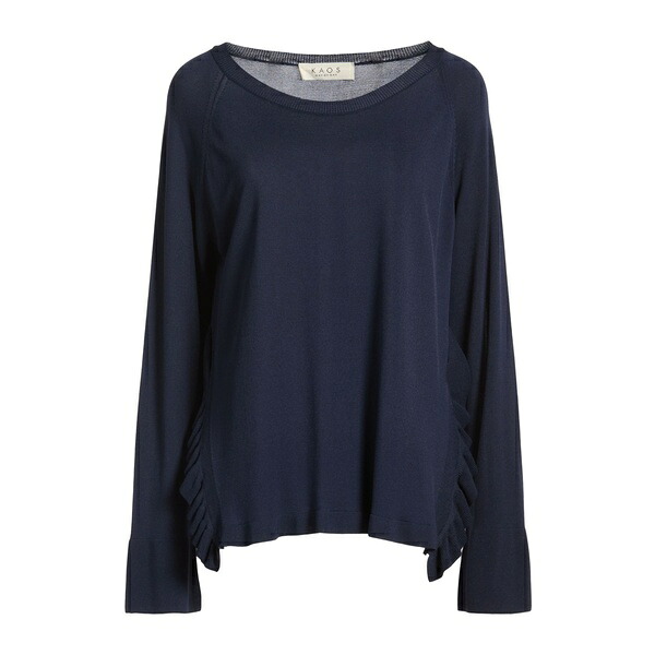 【貨物輸送無料】 騒々しい混乱 レディース 編み物\u0026ティーシャツ アウター Sweaters Blue