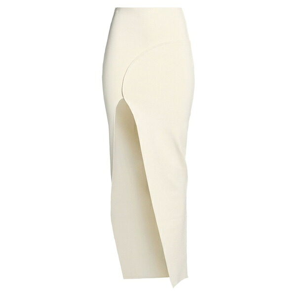 【送料無料】 リックオウエンス レディース スカート ボトムス Maxi skirts White|asty