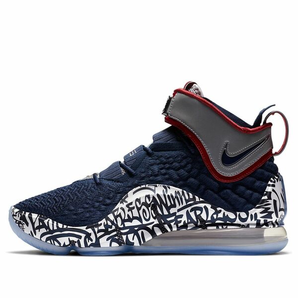 Nike ナイキ メンズ スニーカー 【Nike LeBron 17 EP 'LeBron 4 Cold Blue Graffiti' CT6052-400】 サイズ US_8.5(26.5cm)|asty