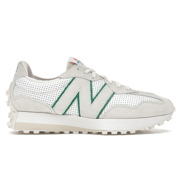 New Balance ニューバランス メンズ スニーカー 【New Balance 327 Casablanca Green Logo】 サイズ US_M_4.5 Grey/White-Green｜asty