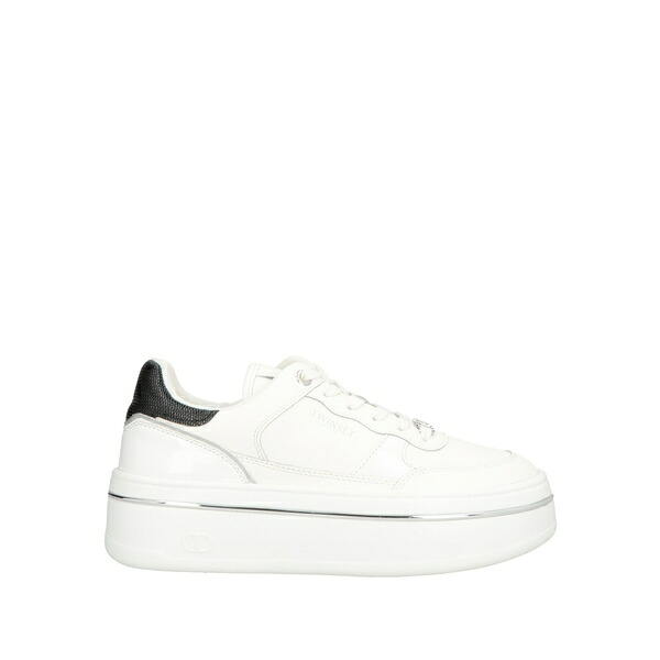 【貨物輸送無料】 ツイン仕掛ける レディース スニーカー シューズ Sneakers White