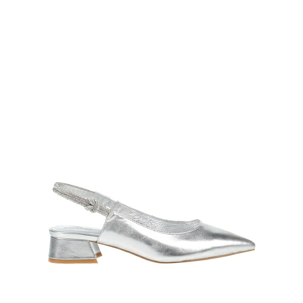 【貨物輸送無料】 ルチアーノ バラキーニ レディース パンプス シューズ Pumps Silver