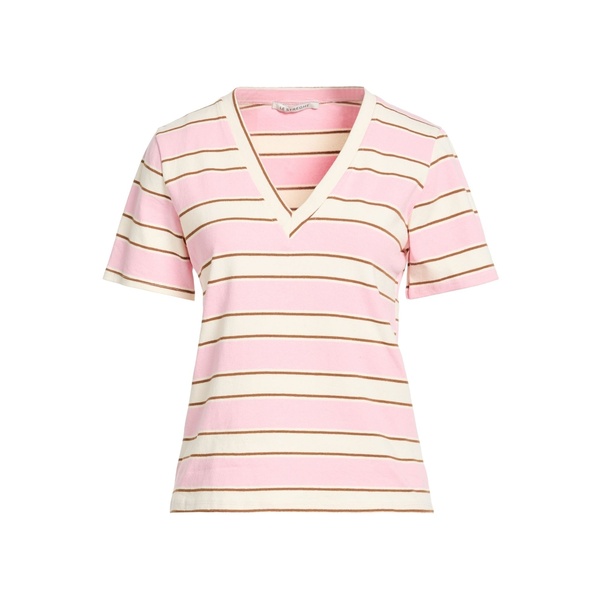 【送料無料】 ル ストレーゲ レディース Tシャツ トップス T-shirts Pink