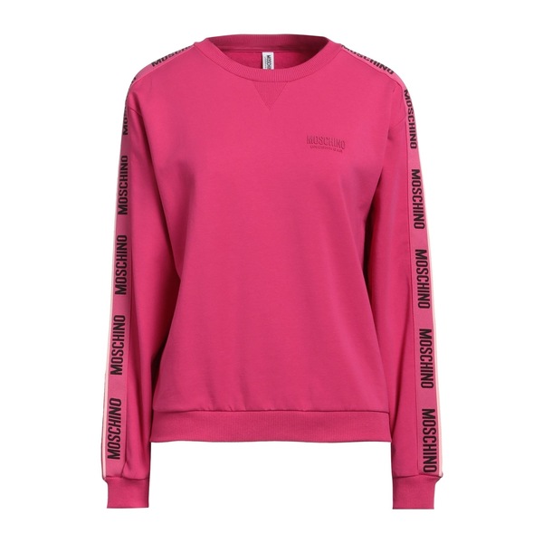 【貨物輸送無料】 モスキーノ レディース パーカー・スウェットシャツ アウター Sweatshirts Pink