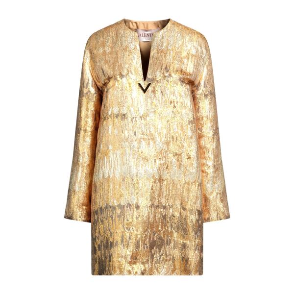 【貨物輸送無料】 ヴァレンティノ ガラヴァーニ レディース 衣裳 トップス Mini dresses Gold