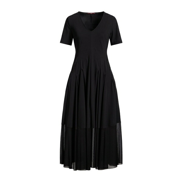【送料無料】 ハイ レディース ワンピース トップス Midi dresses Black|asty