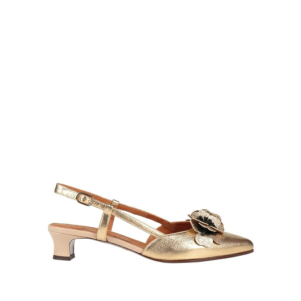 【貨物輸送無料】 チエミハラ レディース パンプス シューズ Pumps Gold