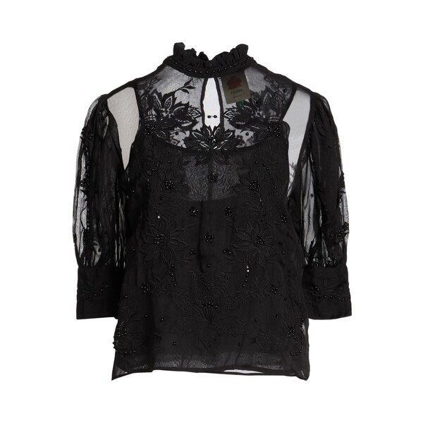 【貨物輸送無料】 耕園 リオ レディース プルオーバー トップス Tops Black