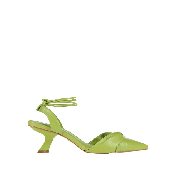 【貨物輸送無料】 ハラノ レディース パンプス シューズ Pumps Green