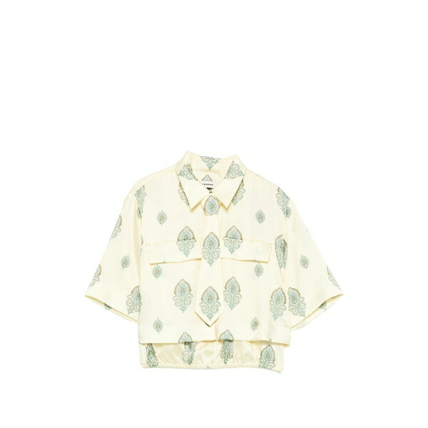 サンドロ レディース シャツ トップス Paisley-print shirt Yellow｜asty