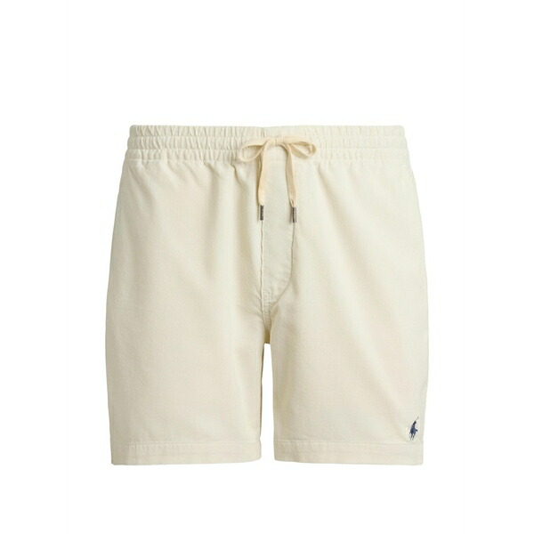ラルフローレン メンズ カジュアルパンツ ボトムス Corduroy logo-embroidered shorts Neutrals｜asty 27,820円