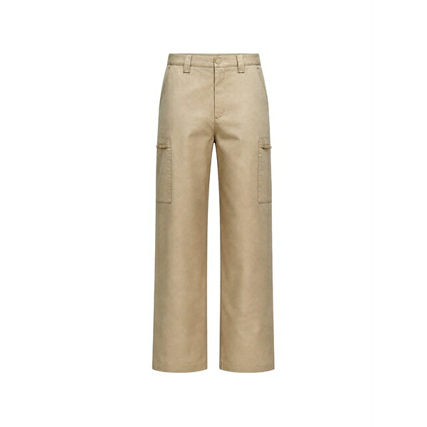 トミー ヒルフィガー メンズ カジュアルパンツ ボトムス Zip-pocket cargo pants Neutrals|asty
