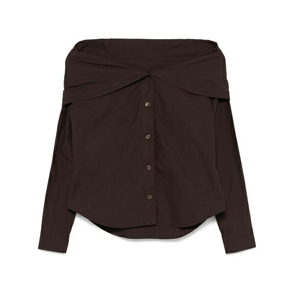 アワーレガシー レディース シャツ トップス Kaonashi shirt Brown|asty