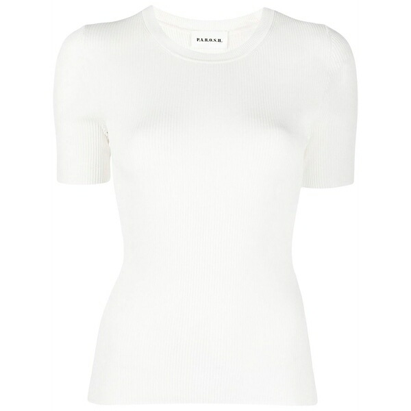 パロッシュ レディース ニット&セーター アウター Cipria knitted top White｜asty
