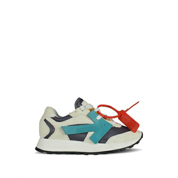 オフホワイト レディース スニーカー シューズ Leather arrows sneakers White｜asty