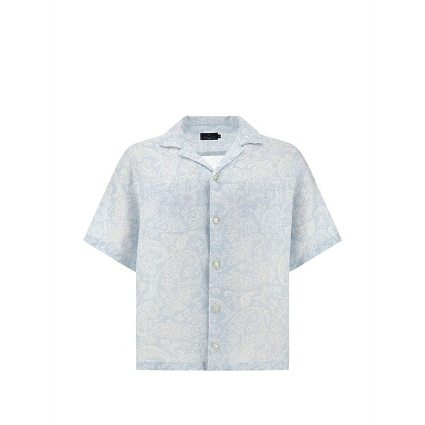 ポールアンドシャーク メンズ シャツ トップス Paisley shirt Blue｜asty