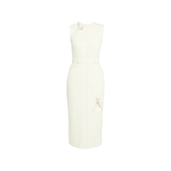 アーデム レディース ワンピース トップス Sleeveless denim dress Neutrals｜asty