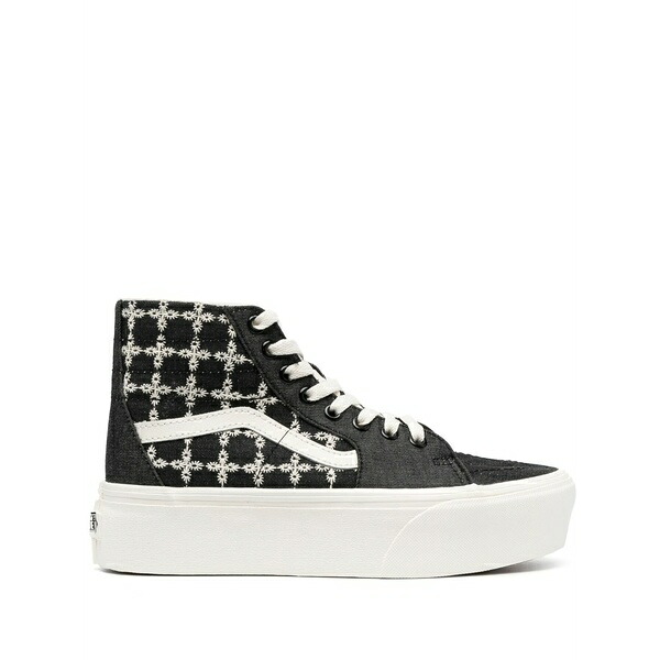 バンズ レディース スニーカー シューズ Sk8-hi embroidered platform sneakers Black｜asty