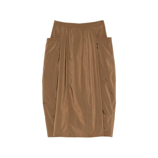 ティビ レディース スカート ボトムス Lantern midi skirt Brown|asty