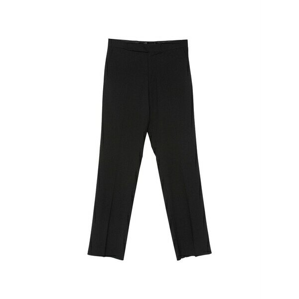 ラルディーニ メンズ カジュアルパンツ ボトムス Pressed-crease tailored trousers Black｜asty 71,390円