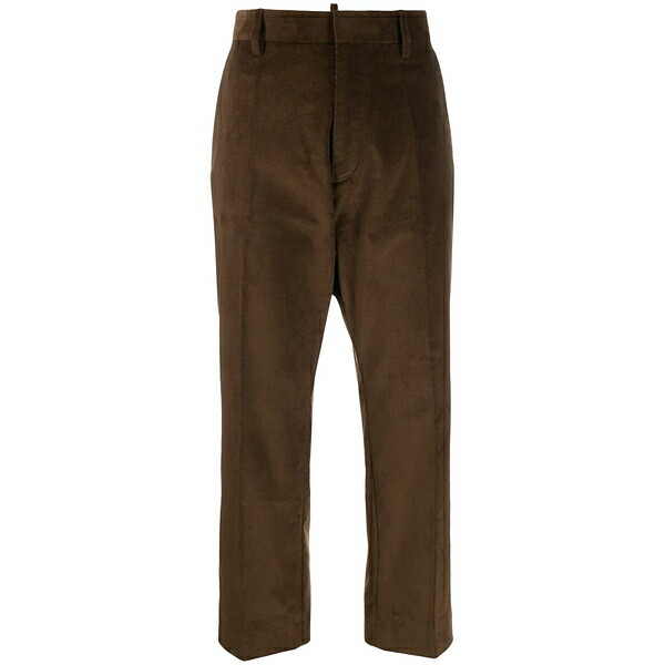ディースクエアード レディース カジュアルパンツ ボトムス Cropped corduroy trousers Brown｜asty 80,190円