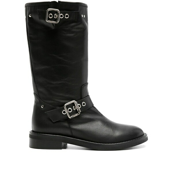 ヴィアローマ15 レディース ブーツ シューズ Malibu mid-calf leather boots Black｜asty 70,290円