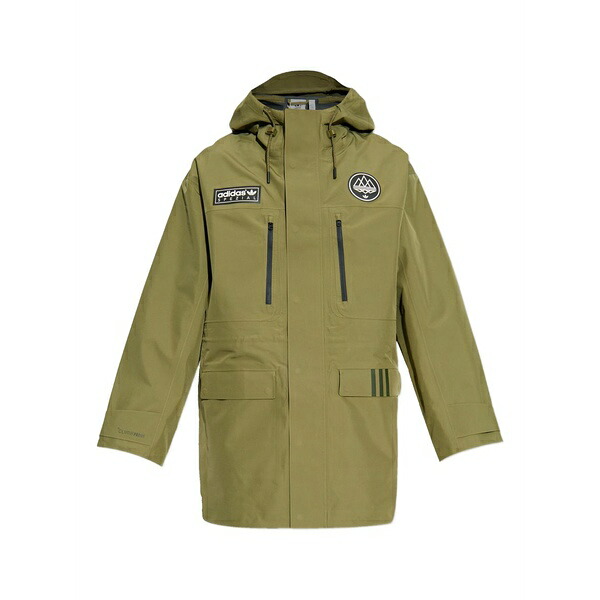 アディダス メンズ コート アウター Sunnyhurst spzl hooded coat Green｜asty